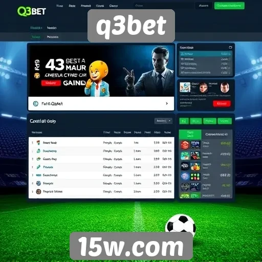 Análise das funcionalidades do site q3bet